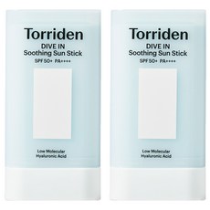 Torriden 桃瑞丹 DIVE IN 保濕舒緩防曬棒 SPF50+ PA++++, 19g, 2個