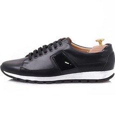 남성용 가죽 맞춤 캐주얼 스니커즈 HKS0003