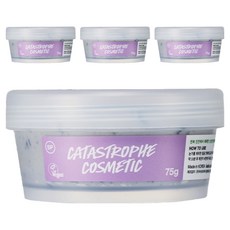 러쉬 카타스트로피 코스메틱 프레쉬 페이스 마스크 워시오프 팩 75g, 1개입, 4개