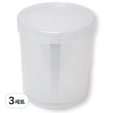 uh homedeco 瀝水便當盒 + 叉子組, 3套, 透明