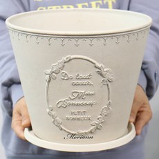 Morian 青少年伽瑪塑粉+底座套裝圓形 2723, 馬口鐵米色, 1套