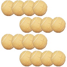 키에코베 테니스공 의자발 커버, 크림베이지, 16개