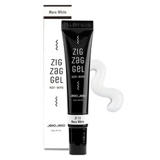 Jello Jello 3D壓花管狀立體鋸齒狀凝膠美甲, JT 15, 10g, 1入