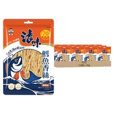 旺旺 浪味鱈魚香絲 微辣味, 38g, 24個