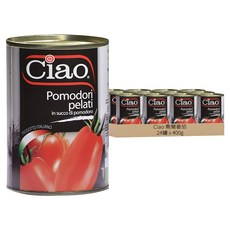 Ciao 喬爾番茄 去皮番茄, 400g, 24罐