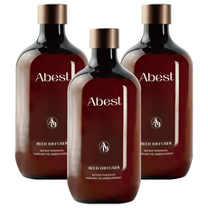 아베스트 대용량 디퓨저 리필액, 베이비파우더, 500ml, 3개