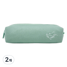 ibis 鯨魚夢絨毛收納包, 2個, 薄荷綠