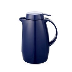 helios 真空玻璃保溫水壺, 深藍色, 0.6L