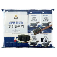 만전김 슈퍼초이스 곱창김, 4g, 16개