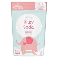 Riley Soda 兒童高保濕碳酸入浴錠 10錠1包, 200g, 1包