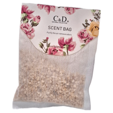 C&D NATURAL COLLECTION 掛勾式室內櫥櫃去味留香香氛包, 20g, 3包, 玫瑰