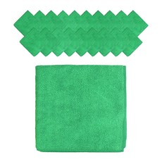 월드크린 고급 경편 극세사 손걸레 중형, 20개, 그린