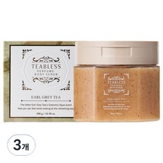 TEABLESS 伯爵茶果醬身體磨砂膏, 3個, 300g