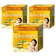 담터 옥수수 수염차, 1.5g, 50개입, 3개