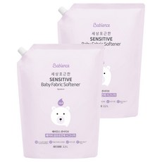 베비언스 유아용 센서티브 시그니처 초고농축 섬유유연제 리필, 2개, 2.2L
