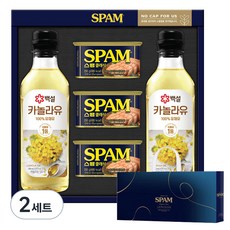 스팸 고급유7호 선물세트 + 쇼핑백, 2세트