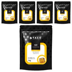 타코 레몬 아이스티 파우치, 1kg, 1개입, 5개, 1kg