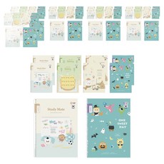 펜피아 1000 초등 스프링노트 그림일기 양면, 랜덤 발송, 60개