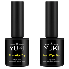 Yuki Gel Nail 非擦拭頂部凝膠 10g, 混色, 2個