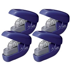 PLUS 紙夾 SL106NB, 藍色, 4個