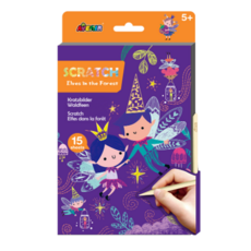 AVEnIR Kids 刮畫本 A5 中, 森林精靈, 1個