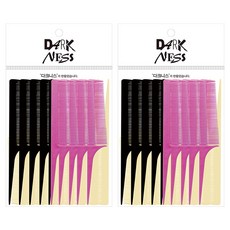 Darkness 口袋尖尾梳, 隨機顏色, 40個