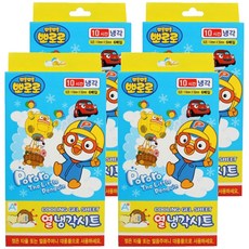 아텍스 뽀로로 어린이 열 냉각시트 해열시트, 6매입, 4개