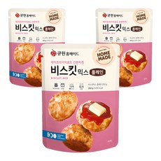 큐원 홈메이드 비스킷믹스 플레인, 250g, 3개