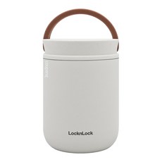 LocknLock 樂扣樂扣 Metro Food Jar 不鏽鋼保溫罐, 象牙白色, 300ml, 1個