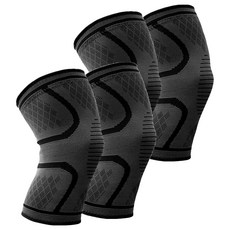 AOLIKES 奧力克斯 7718 彈力護膝, 黑色 L號, 尼龍材質, L, 2雙