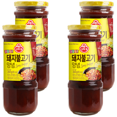 OTTOGI 不倒翁 含有水果的烤豬肉調味料, 245g, 4個