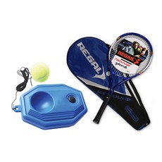 Regal 網球回彈訓練器全套組, 藍色, 1套