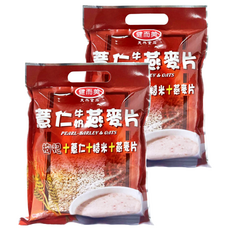 健而美 薏仁牛奶燕麥片 枸杞+糙米, 420g, 2袋