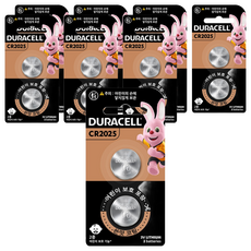 듀라셀 쓴맛코팅 리튬 코인 건전지 CR2025, 2개입, 8개