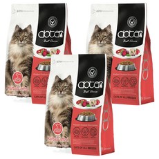 doter 寵愛物語 化毛保健 貓飼料, 3袋, 4.5kg