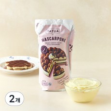 타투아 마스카포네 치즈, 1kg, 1개입, 2개