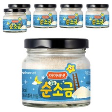 아이배냇 칼슘 순 소금, 호수소금, 130g, 6개