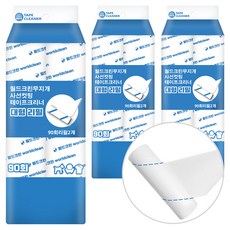 월드크린 90회 사선컷팅 무지개 테이프 클리너 대형 리필 2p, 3세트