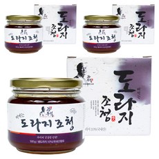 강봉석 두레촌 명인 도라지 조청, 500g, 3개