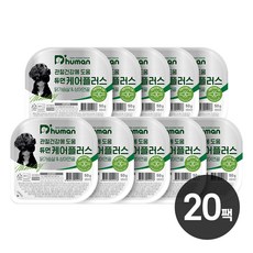 듀먼 전연령 강아지 케어플러스 관절건강 화식사료, 닭, 50g, 20개