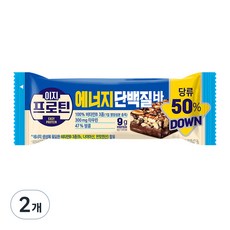 롯데웰푸드 이지프로틴 에너지단백질바, 2개, 40g 2개, 40g