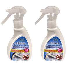 HAPPY HOUSE 快樂屋 果蠅剋星忌避噴霧，含肉桂，銀離子成分，適用於廚餘桶/排水孔/濾網/垃圾桶, 2瓶, 200ml