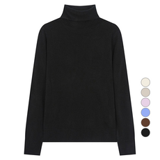 쉬즈미스 여성용 터틀넥 니트 풀오버 SSKPOO42650