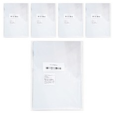 indi office 高透明度 L型夾 A4 30張, 透明色, 5包