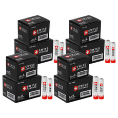Swiss Advance AA電池 20入 + AAA電池 20入組合, 4套