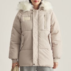 엘쏘 여성용 루즈핏 헤비 다운 패딩 점퍼