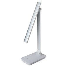 鋁合金充電檯燈 高度 36.5 x 檯燈 28.5 x 底座 17 x 10, 銀色