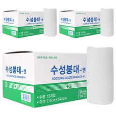 수성 붕대 엔 3호 7.5cm*540cm, 12개입, 3개