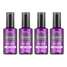 KUNDAL 昆黛爾 夏威夷果護髮精華 爽身粉香, 100ml, 4瓶