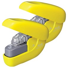 PLUS 紙夾 SL106NB, 黃色的, 2個